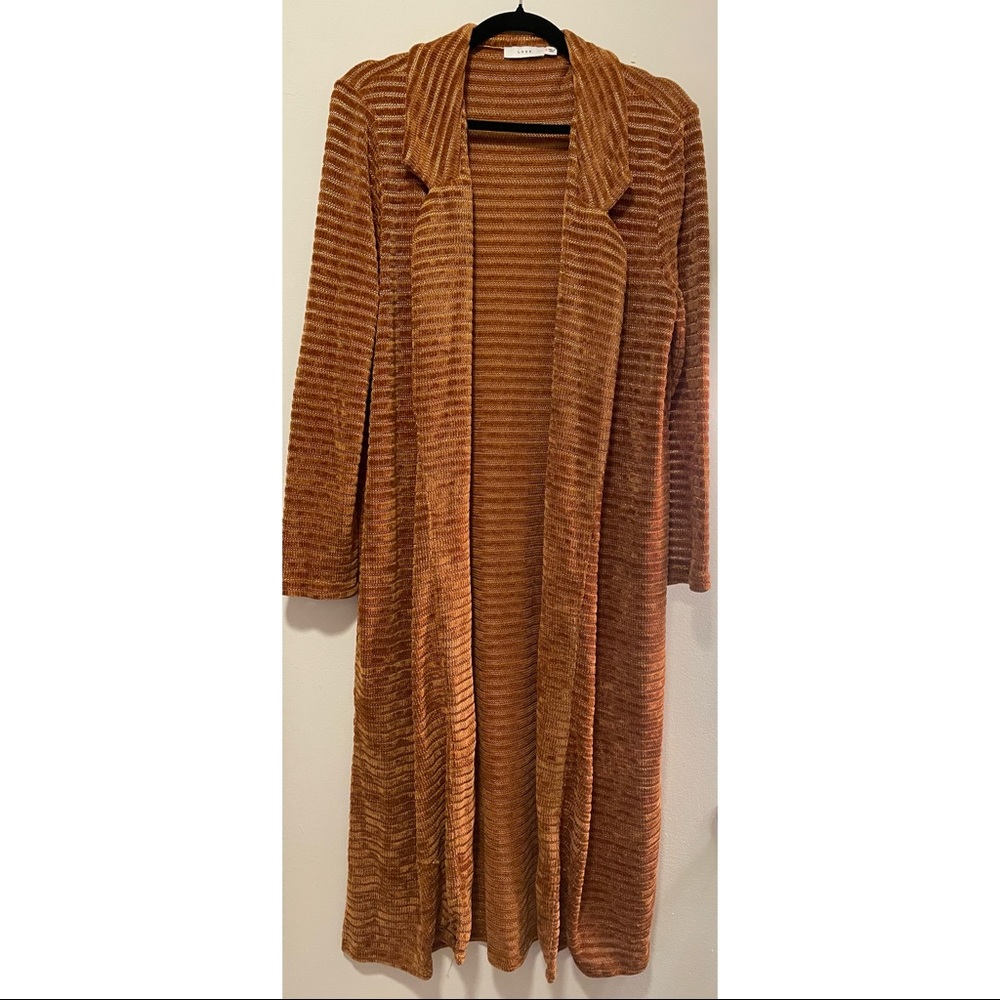Lush Golden Duster Sweater